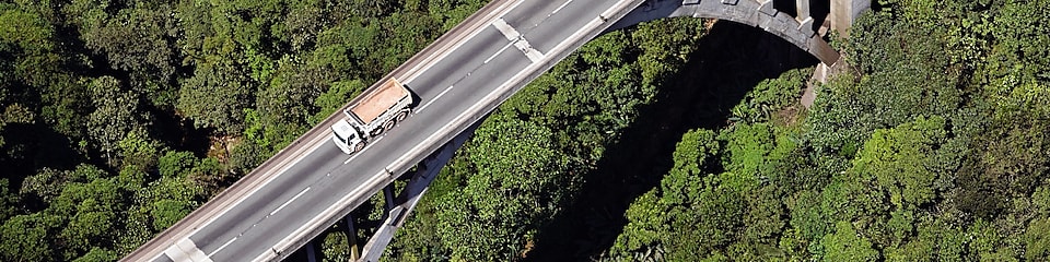 Aerial truck view