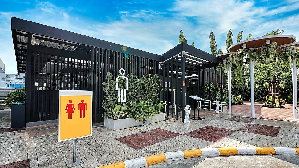 ห้องน้ำรางวัลมาตรฐานห้องน้ำสาธารณะอาเซียน ประจำปี 2563  ที่ร่วมพัฒนากับองค์กรชั้นนำอย่างบริษัท ปูนซิเมนต์ไทย