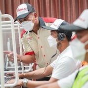 Truckers participating in the third year of ‘Truck Heroes Drive Safely with Shell Rimula’ program