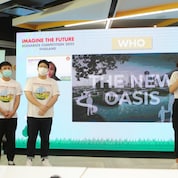 The presentations of the five national finalist teams: IFRIT, Double Powerpuffs, Sheldon, Moonlight Sonata, and WHO