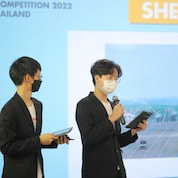 The presentations of the five national finalist teams: IFRIT, Double Powerpuffs, Sheldon, Moonlight Sonata, and WHO