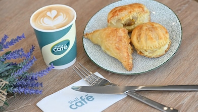 Aroma-rich coffee and warm, inviting treats – the perfect combination to give a boost to your day, one sip and bite at a time.