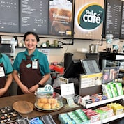 Shell Café offers a convenient and relaxing experience with the perfect blend of café and convenience store.