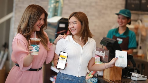 Earn points easily at every Shell station service by scanning your Shell GO+ membership card on LINE OA.