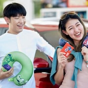 Double your happiness when paying with UOB credit cards, receive the Marvel card holders.