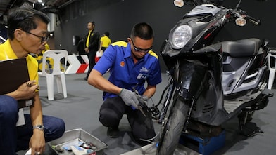 A motorcycle mechanic showcases his determination and full potential.