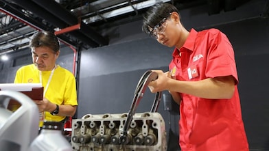 An arena for skill enhancements for all automotive technicians.