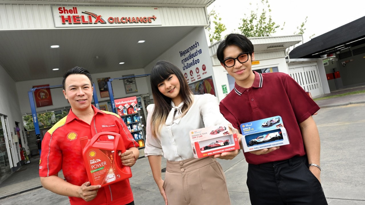 Start collecting your favorite Bluetooth remote-controlled motorsport cars at participating Shell service stations in Thailand.