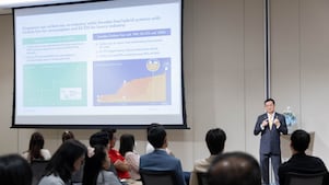 “The Global Economy and Growth Opportunities for the Thai Private Sector” with speakers from the Bank of Thailand, UOB Asset Management Thailand Co., Ltd. and The Shell Company of Thailand Limited. 