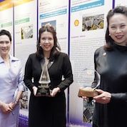 The Winner of Zero Energy Building in ASEAN Best Practices Awards for Energy Efficient Buildings Awards at ASEAN Energy Awards 2022.