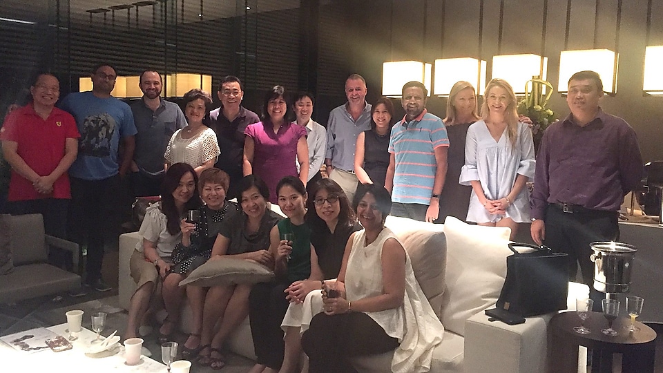 This was a fun evening with my colleagues from Asia Oceania RE leadership team 