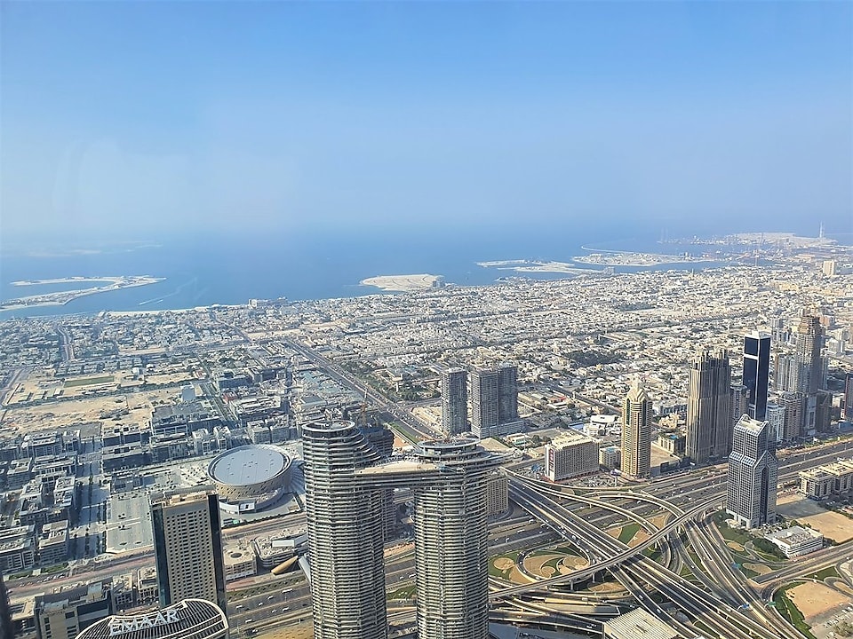 The Dubai skyline