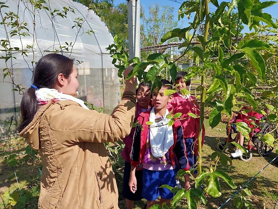 Student participants of ‘Fuel the Happiness’ received training in modern agriculture