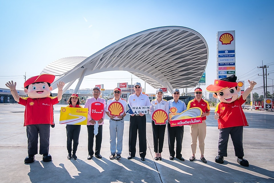 the opening of Shell’s latest station at Hua Hin One, Thew Talay Estate.