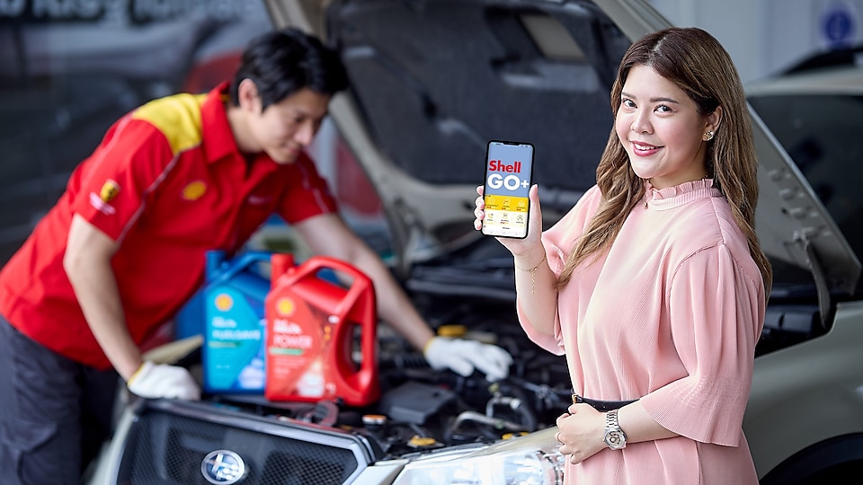 Drive with confidence as a Shell GO+ member on LINE OA. Get a free 10-point car checkup at Shell Helix Plus centers.