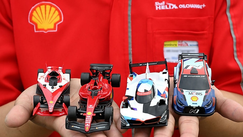 Shell’s exclusive collection was inspired by the unique designs of world-class motorsports.