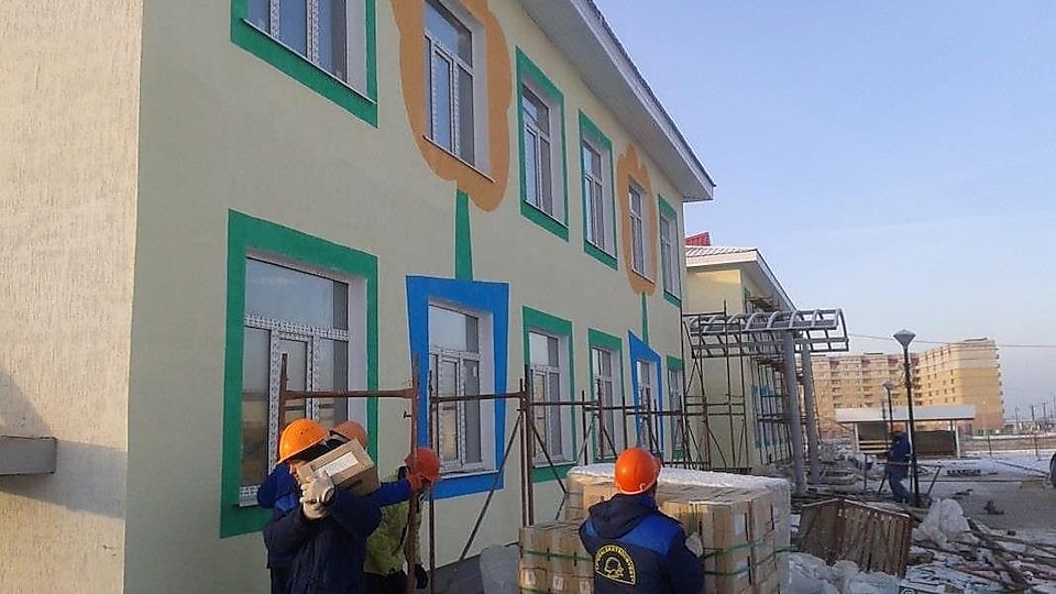 The new kindergarten in Aratlal