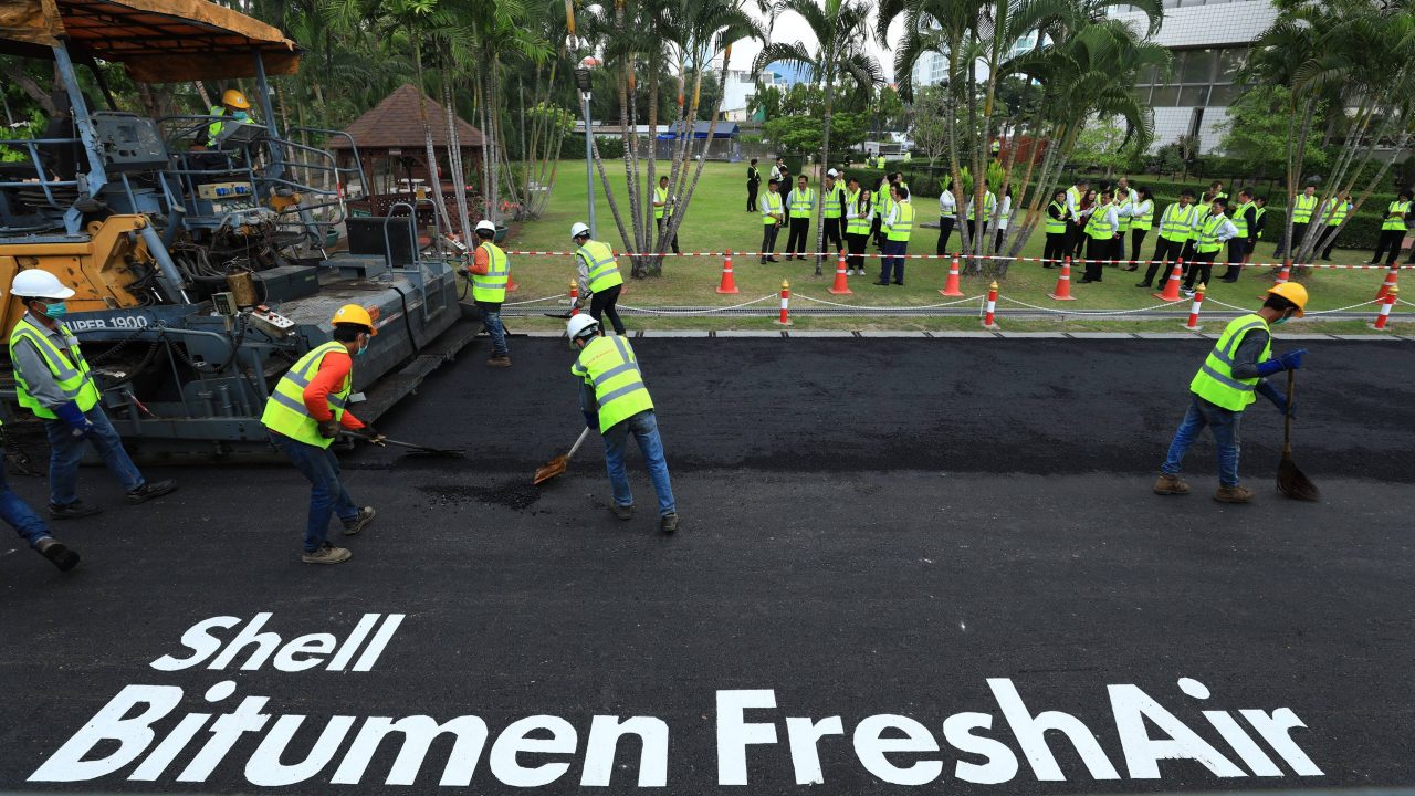 Bitumen FreshAir นวัตกรรมยางมะตอย ซึ่งนำไปสู่การลดผลกระทบทางคุณภาพอากาศ