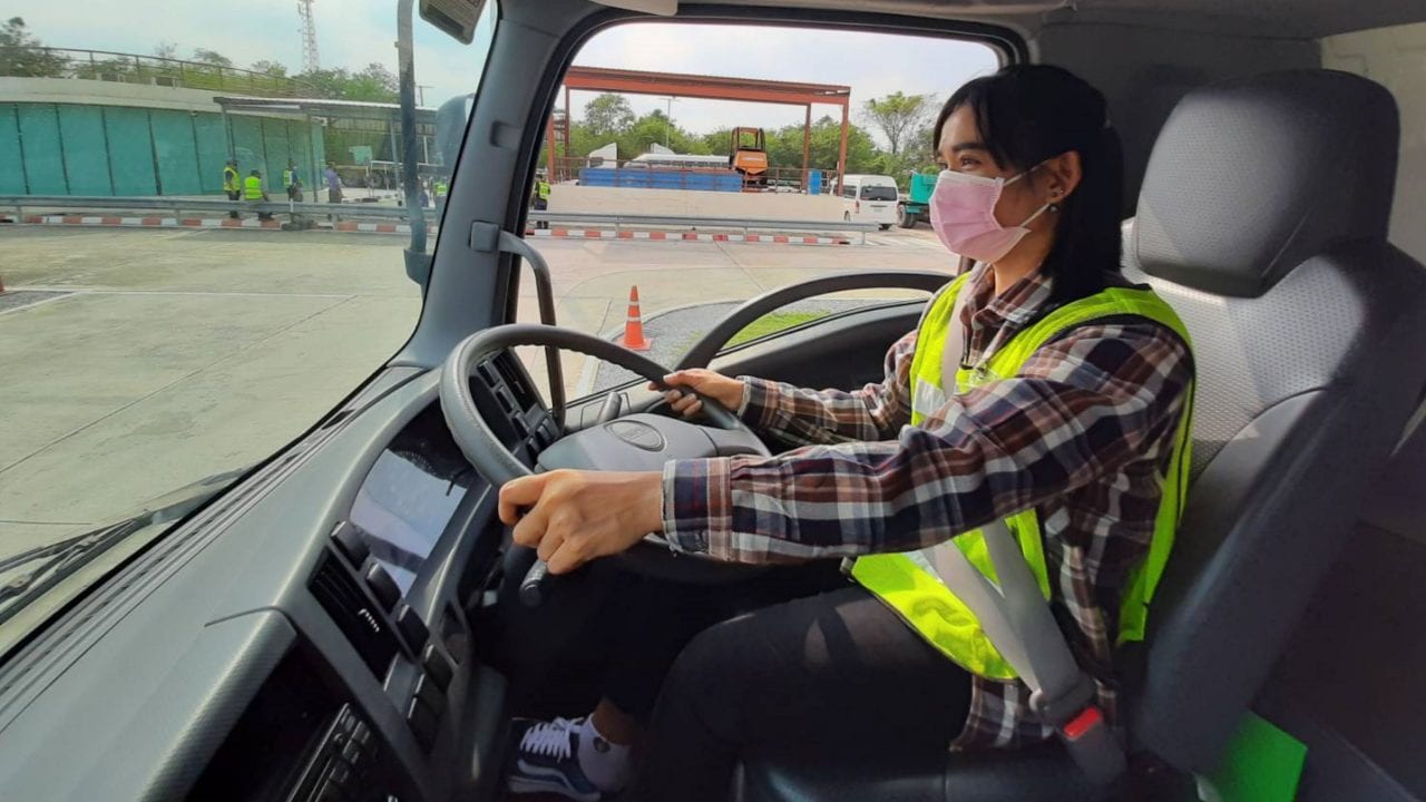 The programme covers various safe driving teachniques and methods such as basic maintenaince and truck driving  