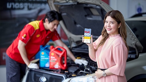 ขับรถอย่างมั่นใจ เมื่อเป็นสมาชิก Shell GO+ บน LINE OA รับฟรีบริการตรวจเช็ครถยนต์ 10 รายการ ที่ศูนย์เชลล์ เฮลิกส์ พลัส