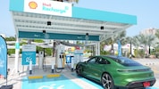 Shell Recharge station (HPC) 180 กิโลวัตต์ ที่สถานีบริการเชลล์ ทิวทะเล เวิล์ด อำเภอชะอำ จังหวัดเพชรบุรี