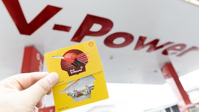 Shell V-Power Card ใช้สำหรับเติมน้ำมันเชื้อเพลิงเกรดพรีเมียม Shell V-Power