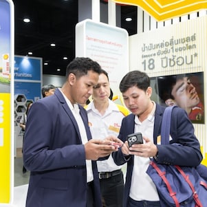 บูธเชลล์คึกคัก! โดดเด่นด้วยนวัตกรรมพลังงาน กิจกรรมสนุกสนาน  ที่ FTI EXPO 2025
