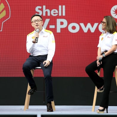 ช่วงพูดคุยบนเวทีกับคุณเรืองศักดิ์ ศรีธนวิบุญชัย กรรมการบริหาร ธุรกิจโมบิลิตี้ และคุณสุวรา สุปรียธิติกุล รองกรรมการบริหารฝ่ายการตลาด ธุรกิจโมบิลิตี้