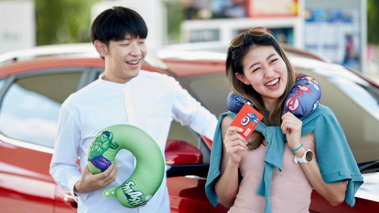 เติมน้ำมันด้วยบัตรเครดิตยูโอบี รับเพิ่มทันทีกระเป๋าใส่บัตรมาร์เวล