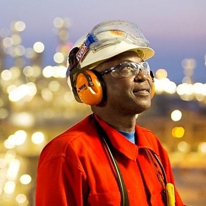 Employee at GTL plant