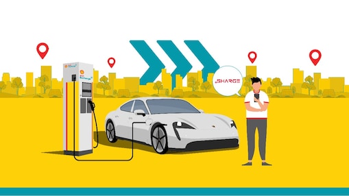 เริ่มต้นชาร์จ Shell Recharge กับแอปพลิเคชัน SHARGE  เพื่อการค้นหาสถานี Shell Recharge บริการการจองคิว และจ่ายเงิน