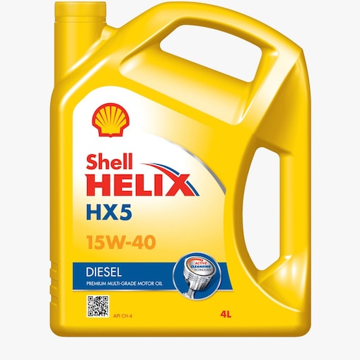 ภาพถ่ายผลิตภัณฑ์เชลล์ เฮลิกส์ HX5 ดีเซล CH4 15W-40