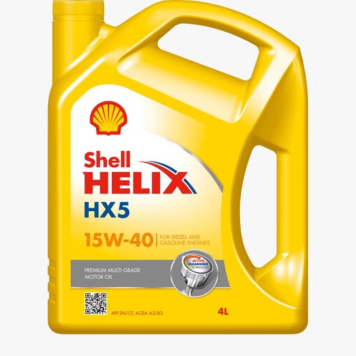 ภาพถ่ายผลิตภัณฑ์ เชลล์ เฮลิกส์ HX5 15W-40