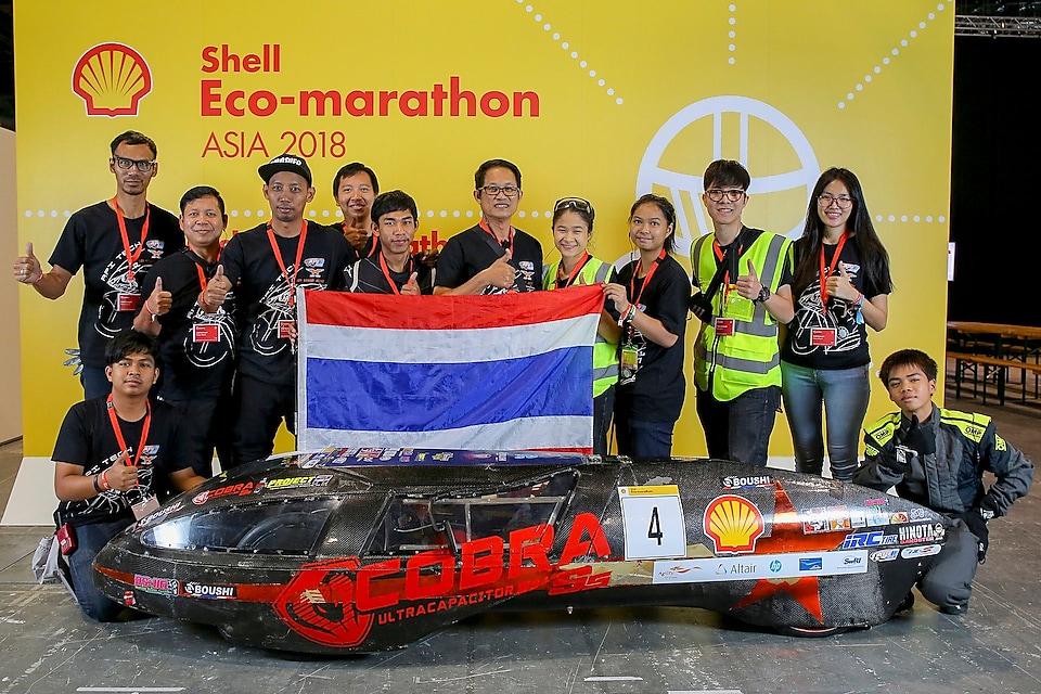 Shell eco-Marathin 2018 winning team